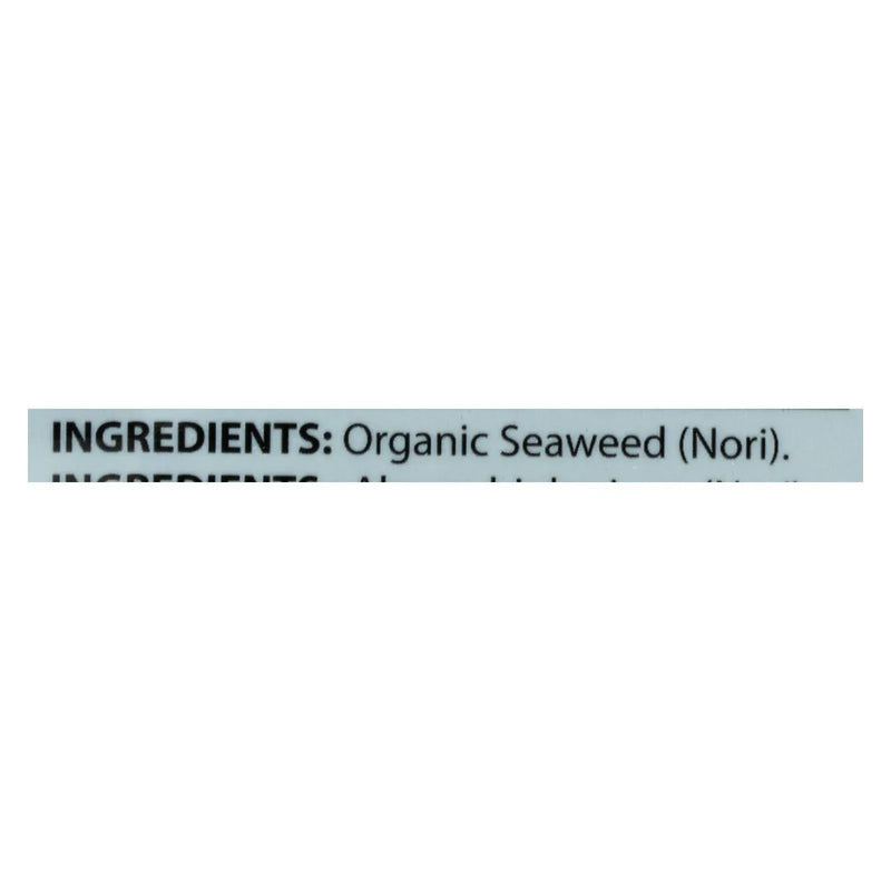 An image displaying Seasnax Raw Seaweed Snack - Case Of 16 - 1 Ounce by Seasnax