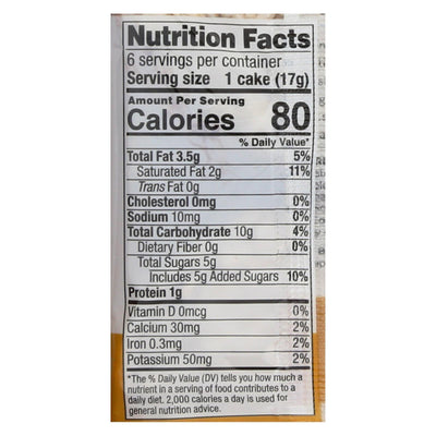 Element Organic Dipped Rice Cakes - Milk Chocolate - Case Of 6 - 3.5 Oz - Orca Market
