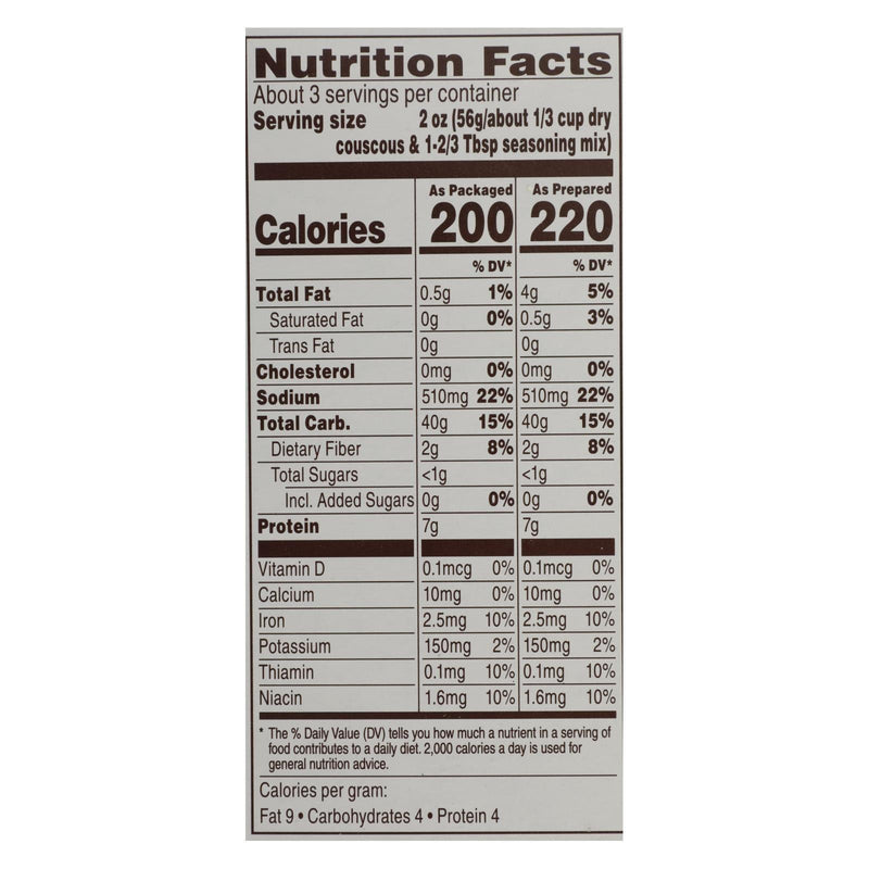 Near East Couscous Mix - Herb Chicken - Case Of 12 - 5.7 Oz. - Orca Market