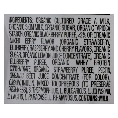 An image displaying Happy Baby Happy Yogis Organic Superfoods Yogurt And Fruit Snacks Mixed Berry - 1 Ounce - Case Of 8 by Happy Baby