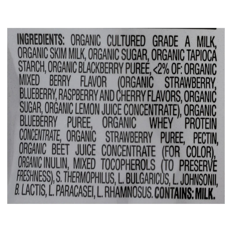 An image displaying Happy Baby Happy Yogis Organic Superfoods Yogurt And Fruit Snacks Mixed Berry - 1 Ounce - Case Of 8 by Happy Baby