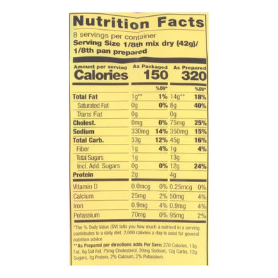 An image displaying Pamela's Products - Cornbread And Muffin - Mix - Case Of 6 - 12 Ounce by Pamela's Products