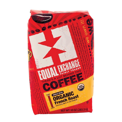 Equal Exchange Organic Whole Bean Coffee - French Roast - Case Of 6 - 10 Oz. - Orca Market