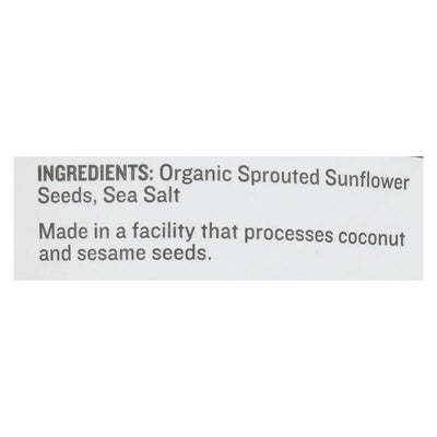 An image displaying Go Raw - Snack Seed Snflwr Sprtd - Case Of 10 - 4 Ounce by Go Raw