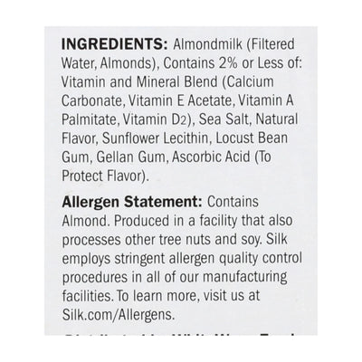 An image displaying Silk Pure Almond Milk - Unsweetened Vanilla - Case Of 6 - 32 Ounce by Silk