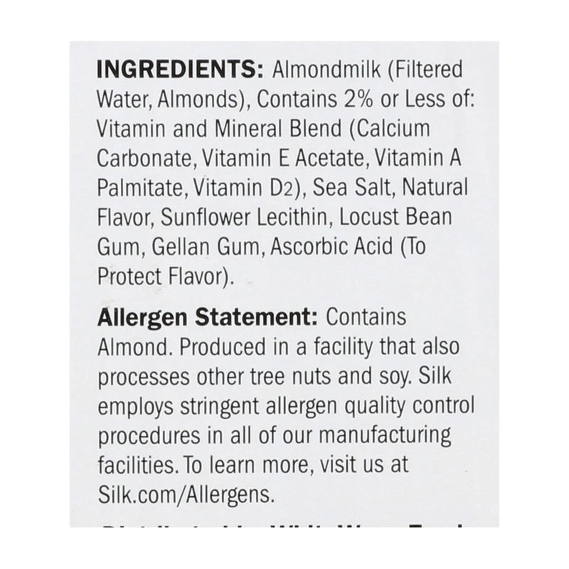 An image displaying Silk Pure Almond Milk - Unsweetened Vanilla - Case Of 6 - 32 Ounce by Silk