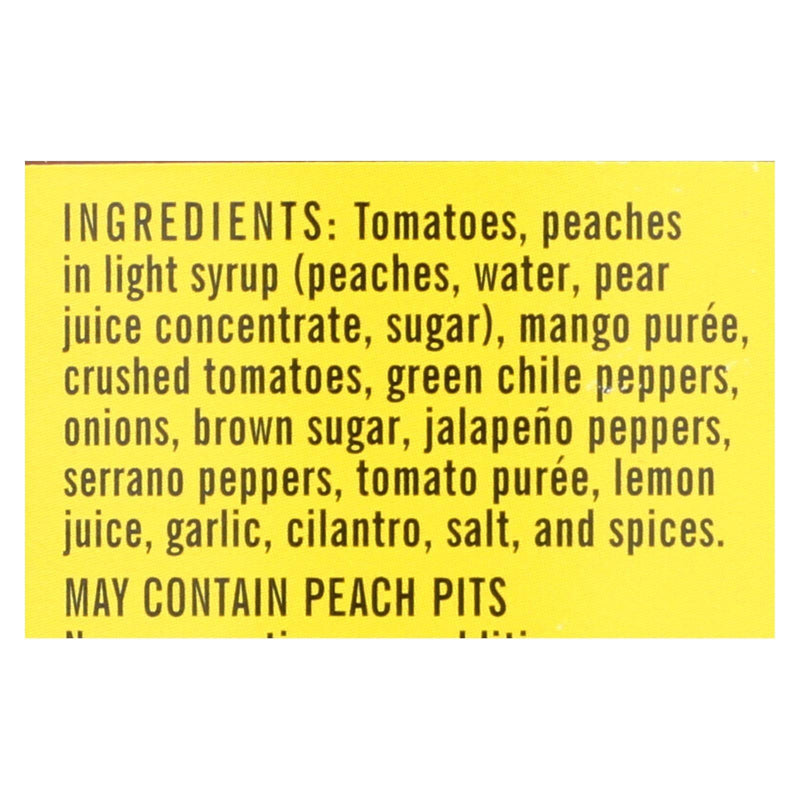 Desert Pepper Trading - Medium Hot Peach Mango Salsa - Case Of 6 - 16 Ounce