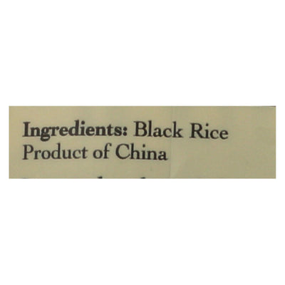 Lotus Foods Heirloom Forbidden Black Rice - Case Of 6 - 15 Oz. - Orca Market