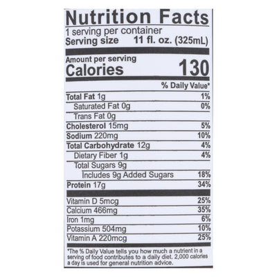 Slate Milk - Milk Aseptic Lf Chocolate - Case Of 12 - 11 Ounce