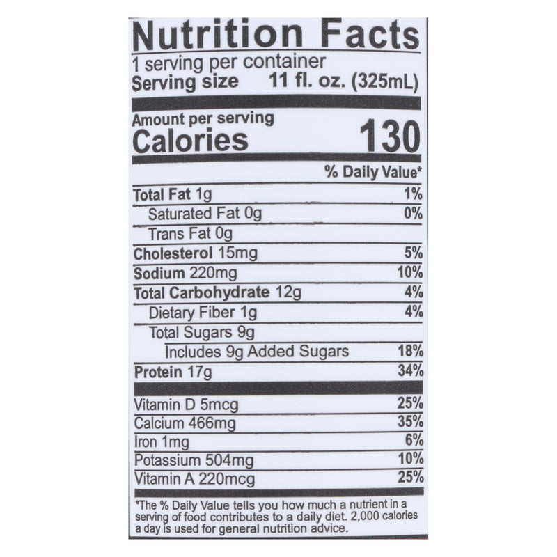 Slate Milk - Milk Aseptic Lf Chocolate - Case Of 12 - 11 Ounce
