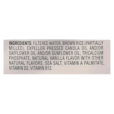 An image displaying Rice Dream Original Rice Drink - Enriched Vanilla - Case Of 8 - 64 Ounce by Rice Dream