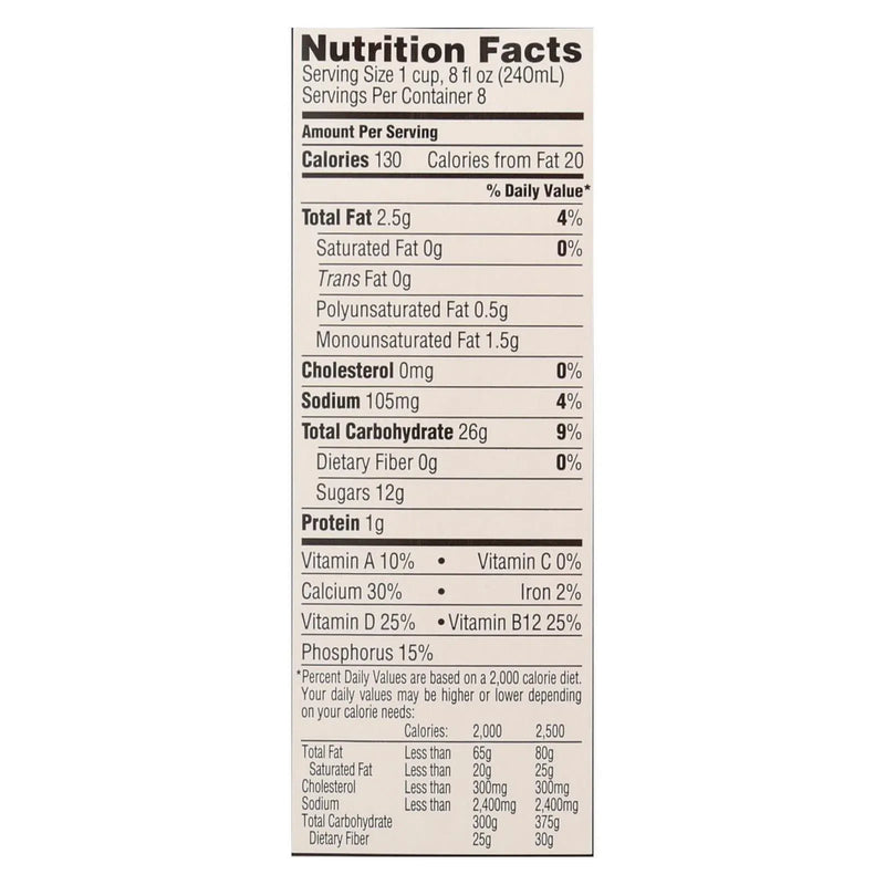 An image displaying Rice Dream Original Rice Drink - Enriched Vanilla - Case Of 8 - 64 Ounce by Rice Dream