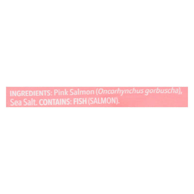 An image displaying Safe Catch - Salmon Pink Wild Alaskan - Case Of 12 - 3 Ounce by Safe Catch