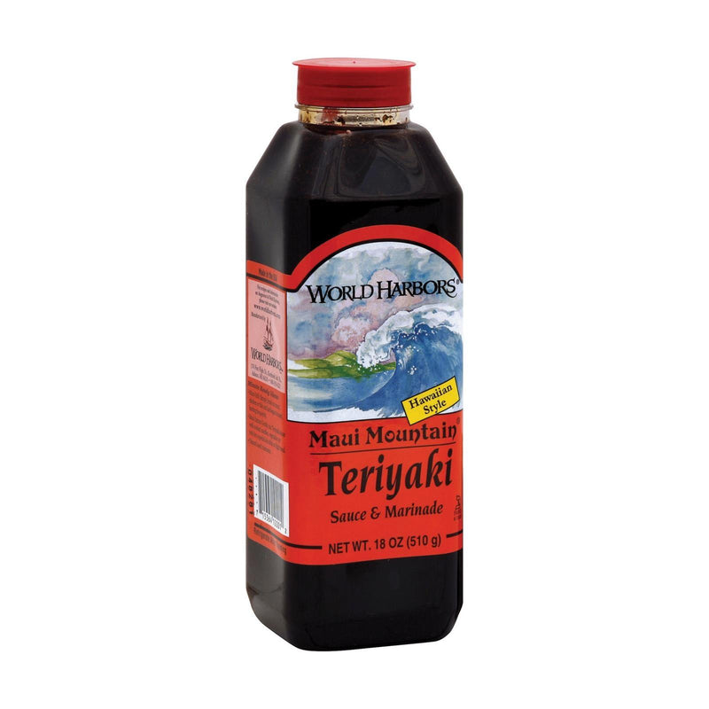 World Harbor Maui Mountain Teriyaki Marinade And Sauce - Case Of 6 - 16 Ounce.