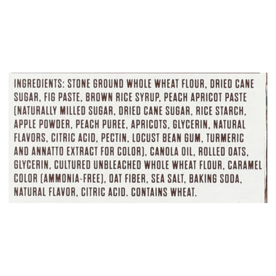 Nature's Bakery Stone Ground Whole Wheat Fig Bar - Peach Apricot - 2 Ounce - Case Of 6