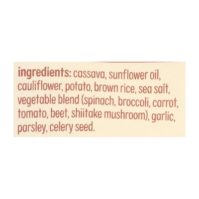 From The Ground Up Sea Salt Cauliflower Chips - Case Of 12 - 3.5 Ounce