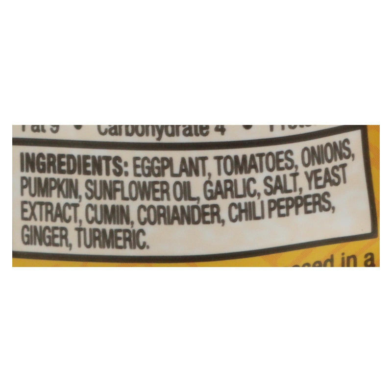 Tasty Bite Entree - Indian Cuisine - Punjab Eggplant - 10 Oz - Case Of 6 - Orca Market