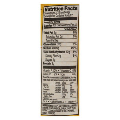Tasty Bite Entree - Indian Cuisine - Punjab Eggplant - 10 Oz - Case Of 6 - Orca Market