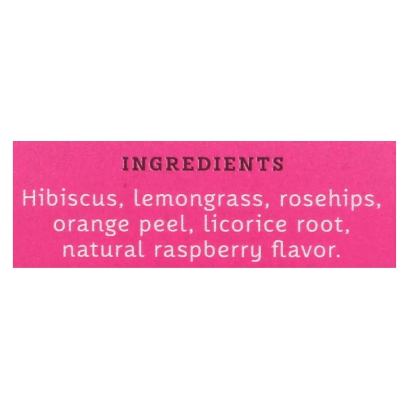 An image displaying Stash Tea Hibiscus Herbal?tea - Wild Raspberry - Case Of 6 - 20 Bags by Stash Tea