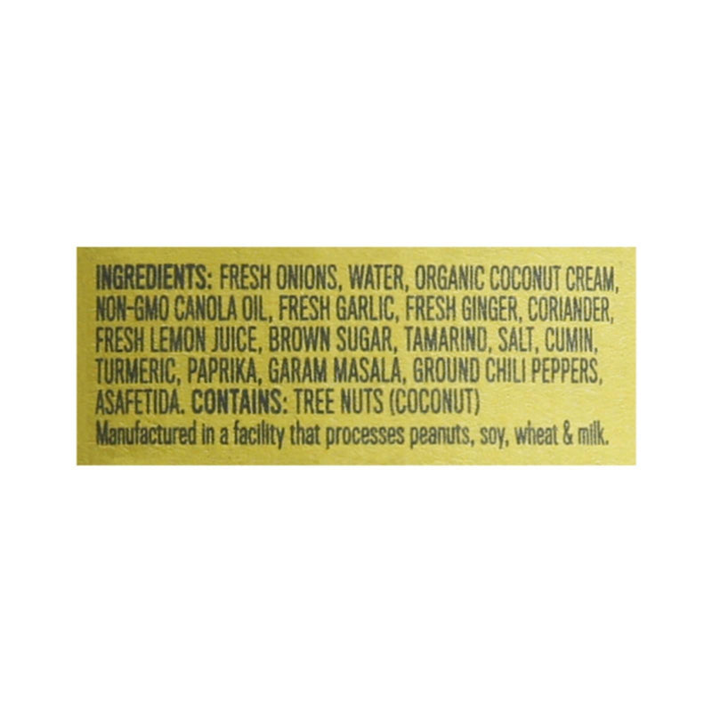 Brooklyn Delhi - Golden Coconut Curry Simmer Sauce - Case Of 6 - 12 Ounce