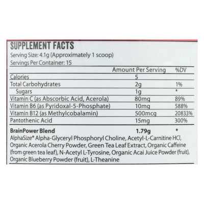 Brain Juice - Watermelon Powder Original - 1 Each - 2.2 Ounce