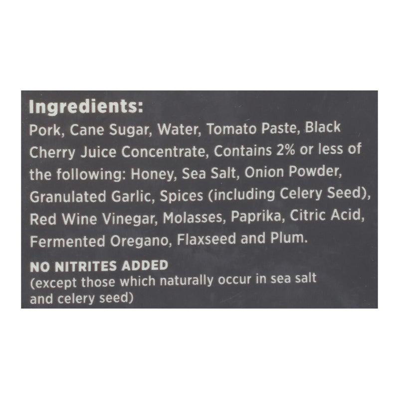 Krave Pork Jerky - Black Cherry Barbeque - Case Of 8 - 2.7 Oz. - Orca Market
