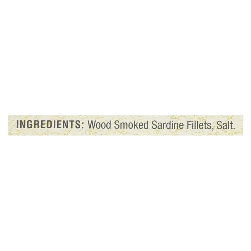 An image displaying Bar Harbor - Smoked Sardine Fillets - Case Of 12 - 6.7 Ounce by Bar Harbor