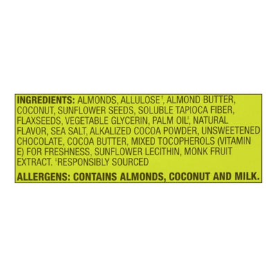 An image displaying Munk Pack - Green Bar Keto Almond Butter Coco - Case Of 6 - 4/1.12oz by Munk Pack