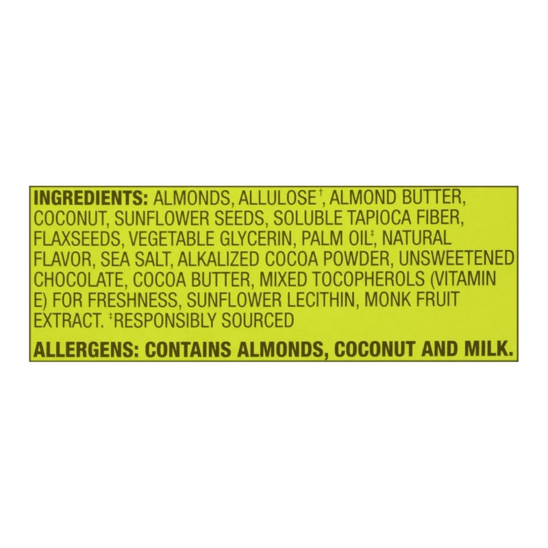 An image displaying Munk Pack - Green Bar Keto Almond Butter Coco - Case Of 6 - 4/1.12oz by Munk Pack