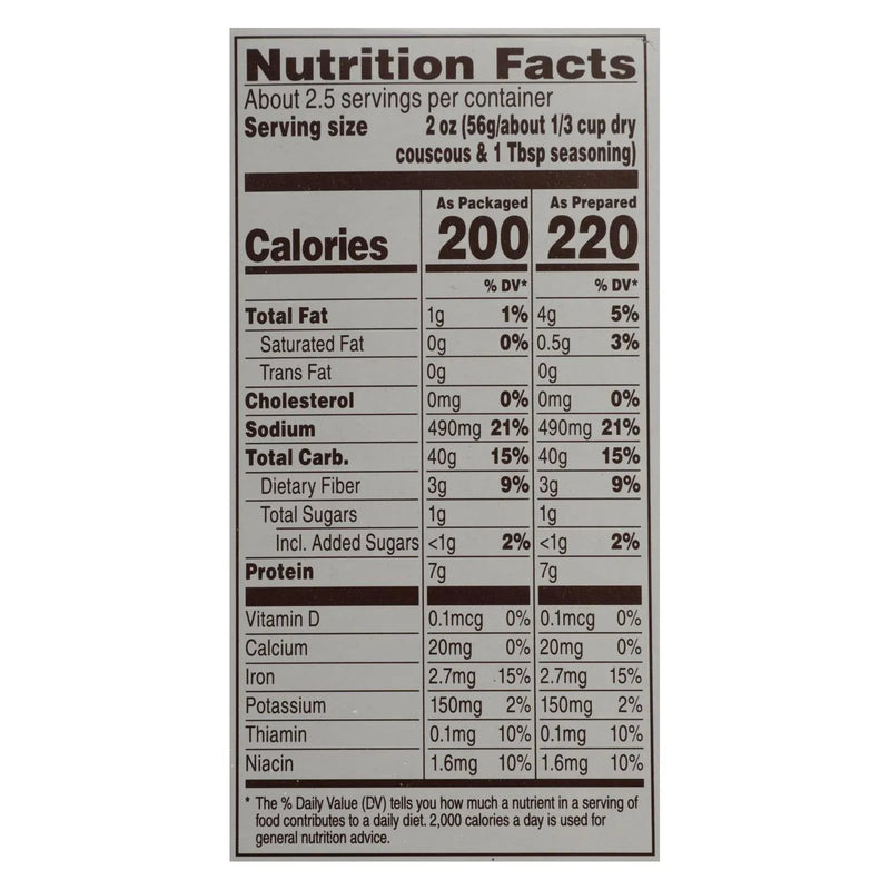 An image displaying Near East Couscous Mix - Mediterranean Curry - Case Of 12 - 5.7 Ounce by Near East