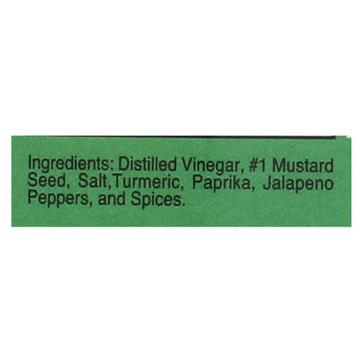 Woeber's Sandwich Pal Mustard - Jalapeno - Case Of 6 - 16 Oz. - Orca Market