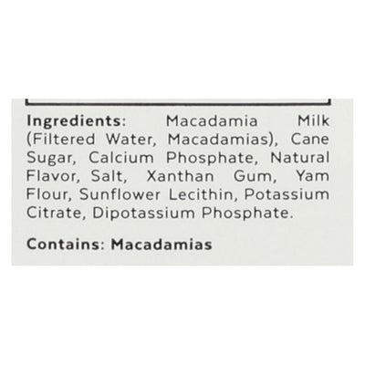 Milkadamia Macadamia Milk In Latte Da Barista - Case Of 6 - 32 Fz - Orca Market