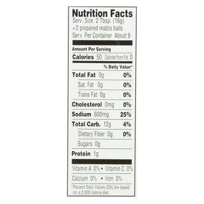 An image displaying Manischewitz - Matzo Ball Mix - Case Of 24 - 5 Ounce by Manischewitz