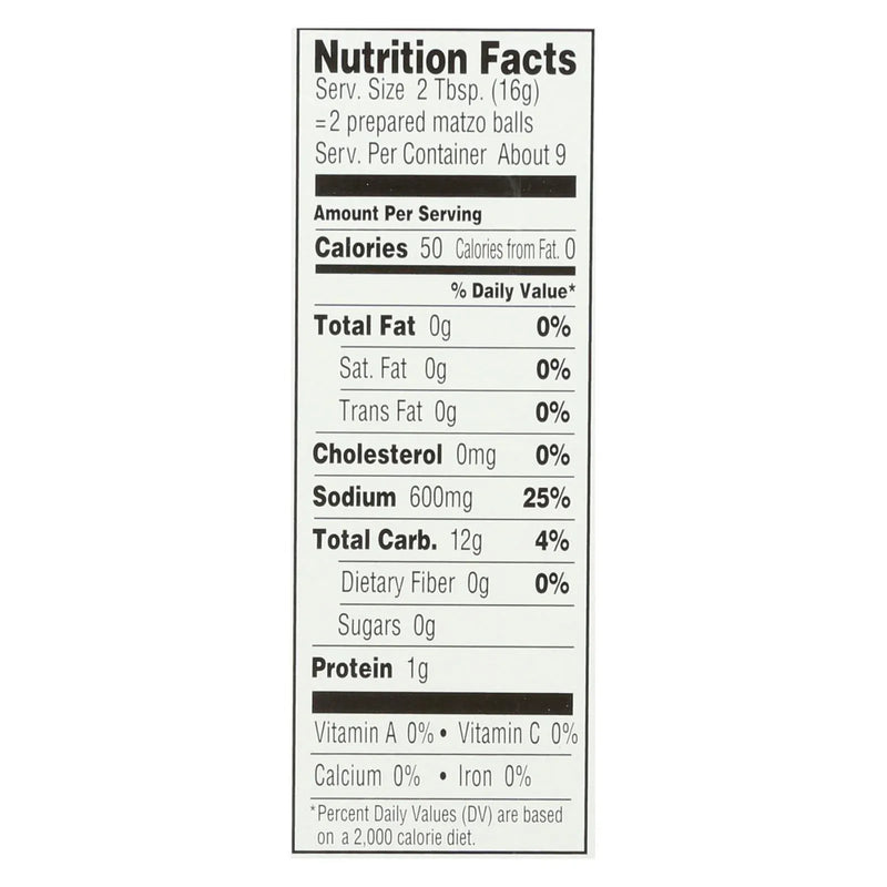An image displaying Manischewitz - Matzo Ball Mix - Case Of 24 - 5 Ounce by Manischewitz