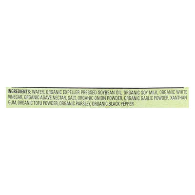 Organic Ville Organic Dressing - Dairy Free Ranch Vinaigrette - Case Of 6 - 8 Fl Oz. - Orca Market