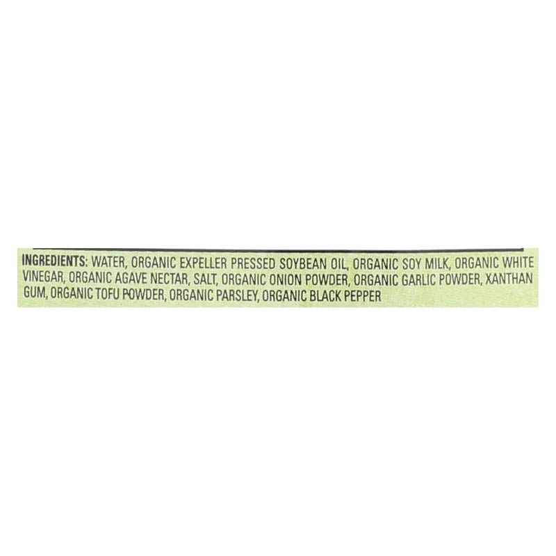 Organic Ville Organic Dressing - Dairy Free Ranch Vinaigrette - Case Of 6 - 8 Fl Oz. - Orca Market