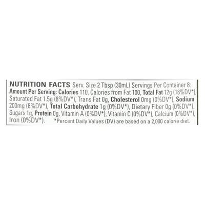 Organic Ville Organic Dressing - Dairy Free Ranch Vinaigrette - Case Of 6 - 8 Fl Oz. - Orca Market