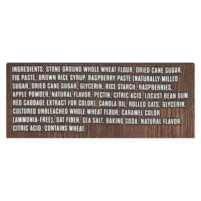An image displaying Nature's Bakery Stone Ground Whole Wheat Fig Bar - Raspberry - 2 Oz - Case Of 12 by Nature's Bakery