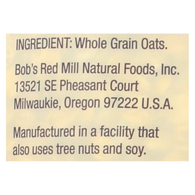 Bob's Red Mill - Old Fashioned Rolled Oats - Gluten Free - Case Of 4-32 Oz. - Orca Market