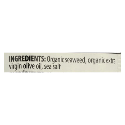 An image displaying Seasnax Organic Seasnax Original Roasted Seaweed Snack - Case Of 24 - 0.18 Ounce by Seasnax
