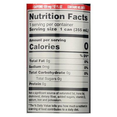 Zevia Zero Calorie Energy Drink - Grapefruit - Case Of 12 - 12 Fl Oz - Orca Market