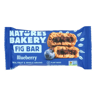 Nature's Bakery Stone Ground Whole Wheat Fig Bar - Blueberry - Case Of 12 - 2 Ounce.