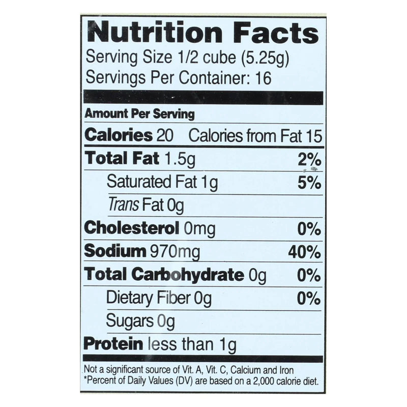 Edwards And Sons Natural Bouillon Cubes - Garden Veggie - 2.9 Ounce - Case Of 12
