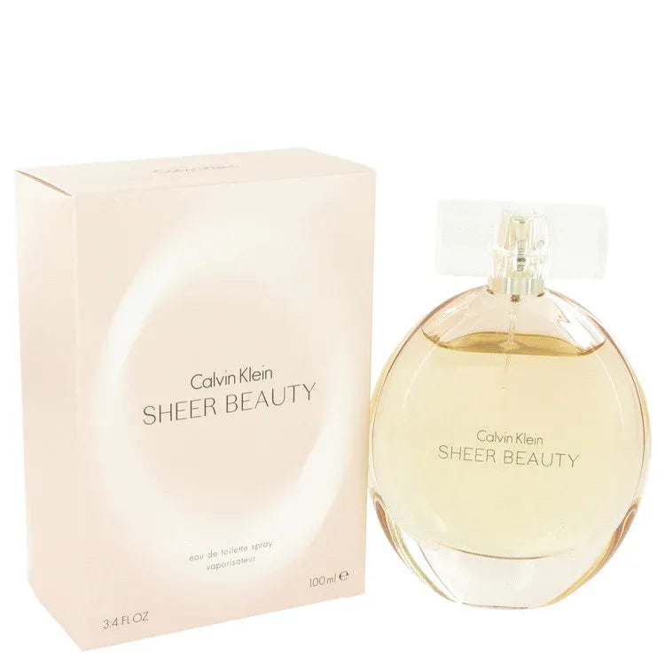 An image displaying Sheer Beauty by Calvin Klein Eau De Toilette Spray for Women by Calvin Klein