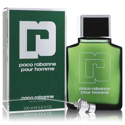 An image displaying PACO RABANNE by Paco Rabanne Eau De Toilette Splash & Spray 6.8 oz for Men by Paco Rabanne