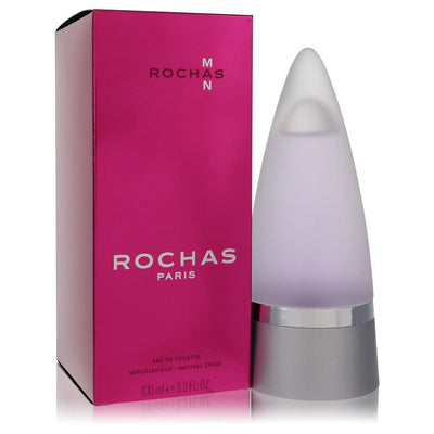 An image displaying Rochas Man by Rochas Eau De Toilette Spray 3.4 oz for Men by Rochas