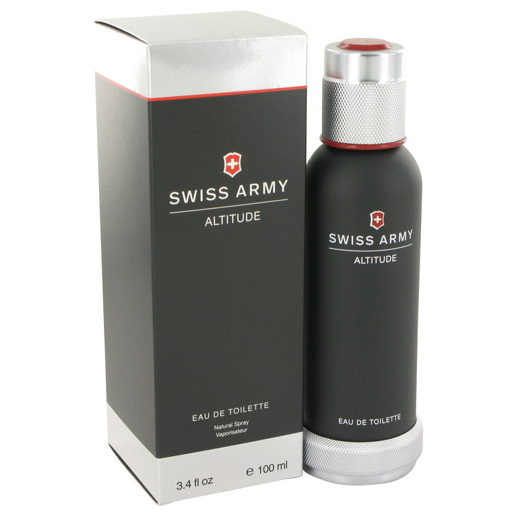 An image displaying SWISS ARMY ALTITUDE by Victorinox Eau De Toilette Spray 3.4 oz for Men by Victorinox