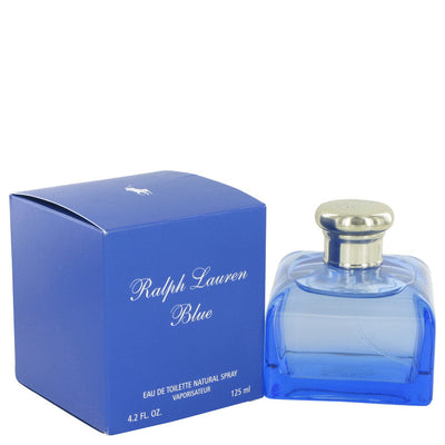 An image displaying Ralph Lauren Blue by Ralph Lauren Eau De Toilette Spray 4.2 oz for Women by Ralph Lauren