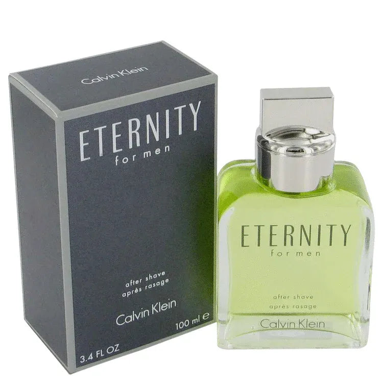 An image displaying ETERNITY by Calvin Klein After Shave 3.4 oz for Men by Calvin Klein