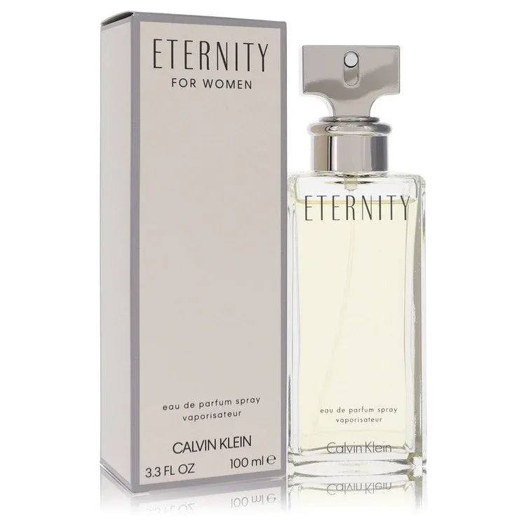 An image displaying ETERNITY by Calvin Klein Eau De Parfum Spray by Calvin Klein
